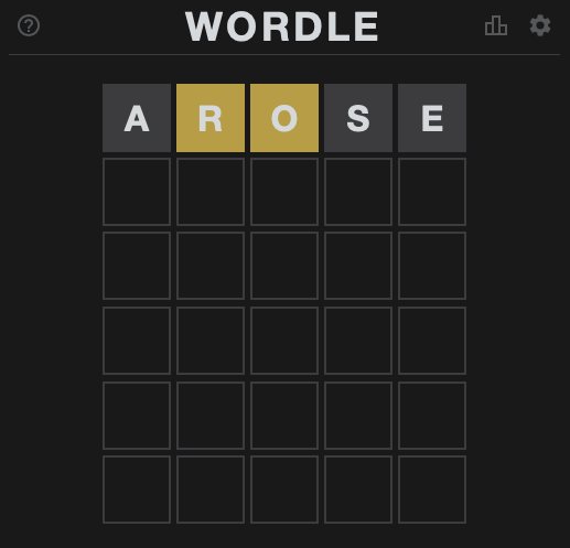 WORDLE流行ってますね