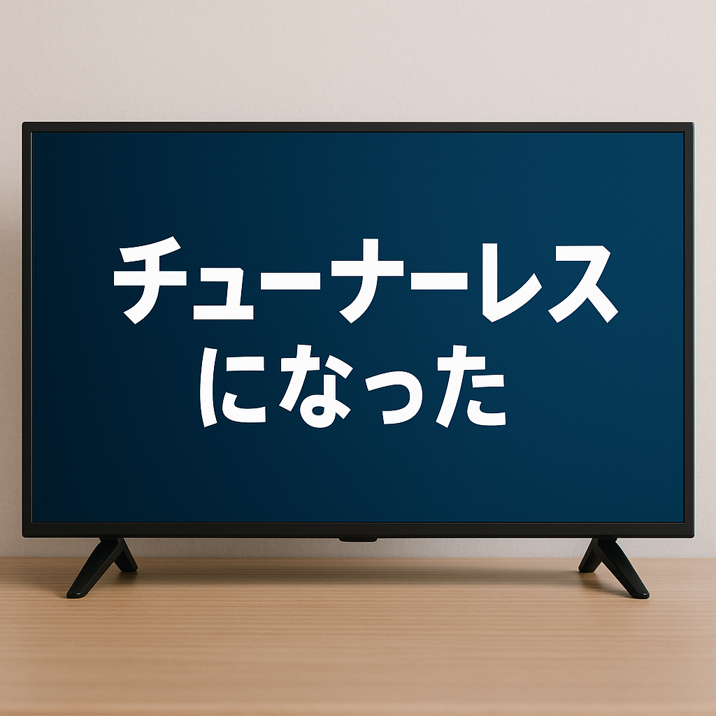 チューナーレスになった