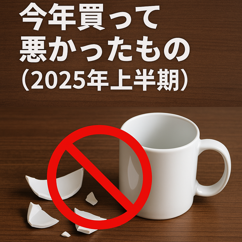 今年買って悪かったもの（2025年上半期）