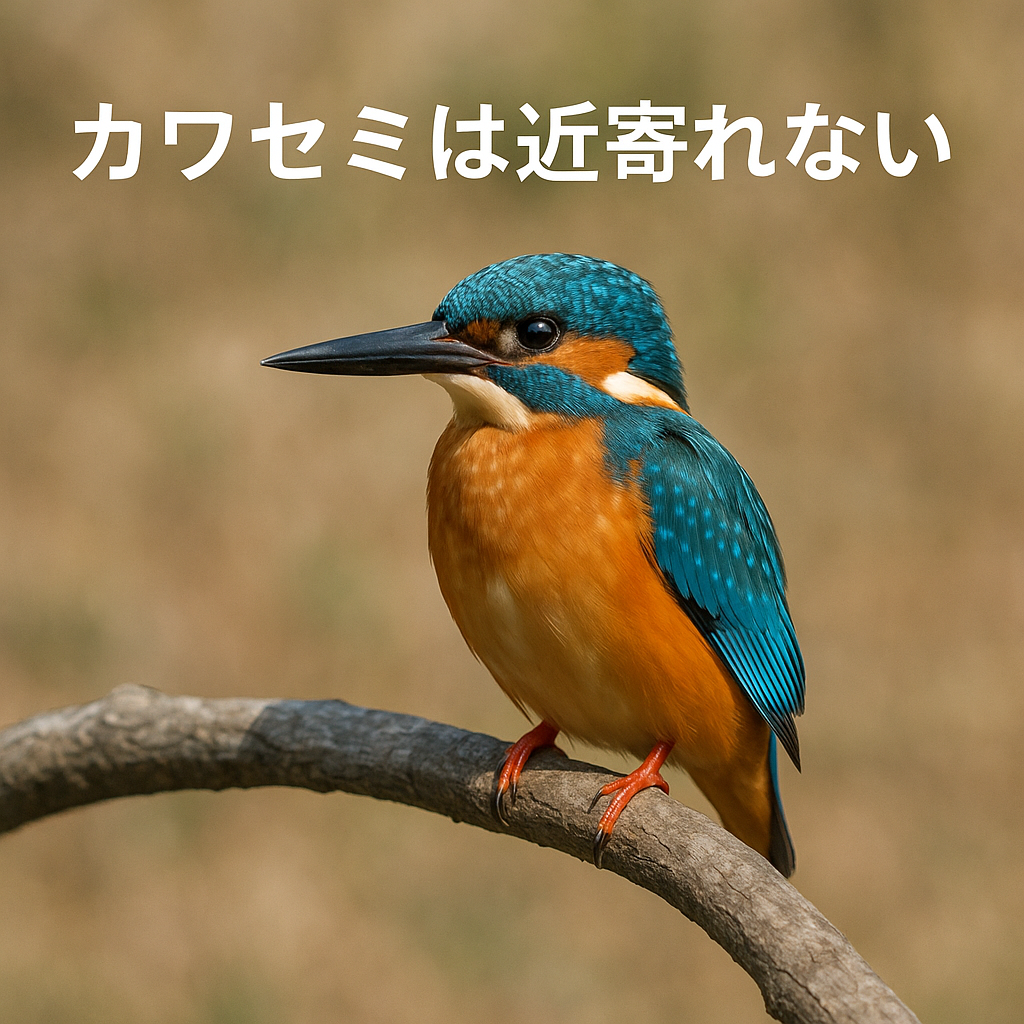 カワセミは近寄れない