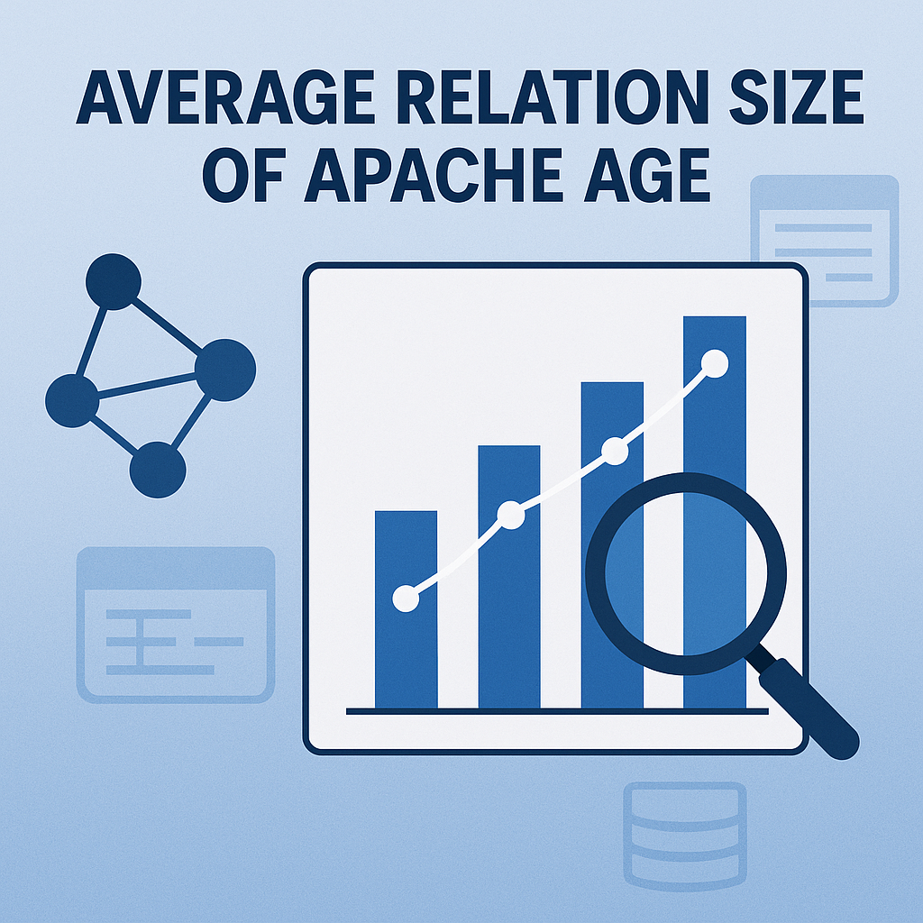Average relation size of Apache AGE
