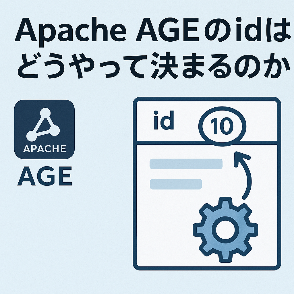 Apache AGEのidはどうやって決まるのか