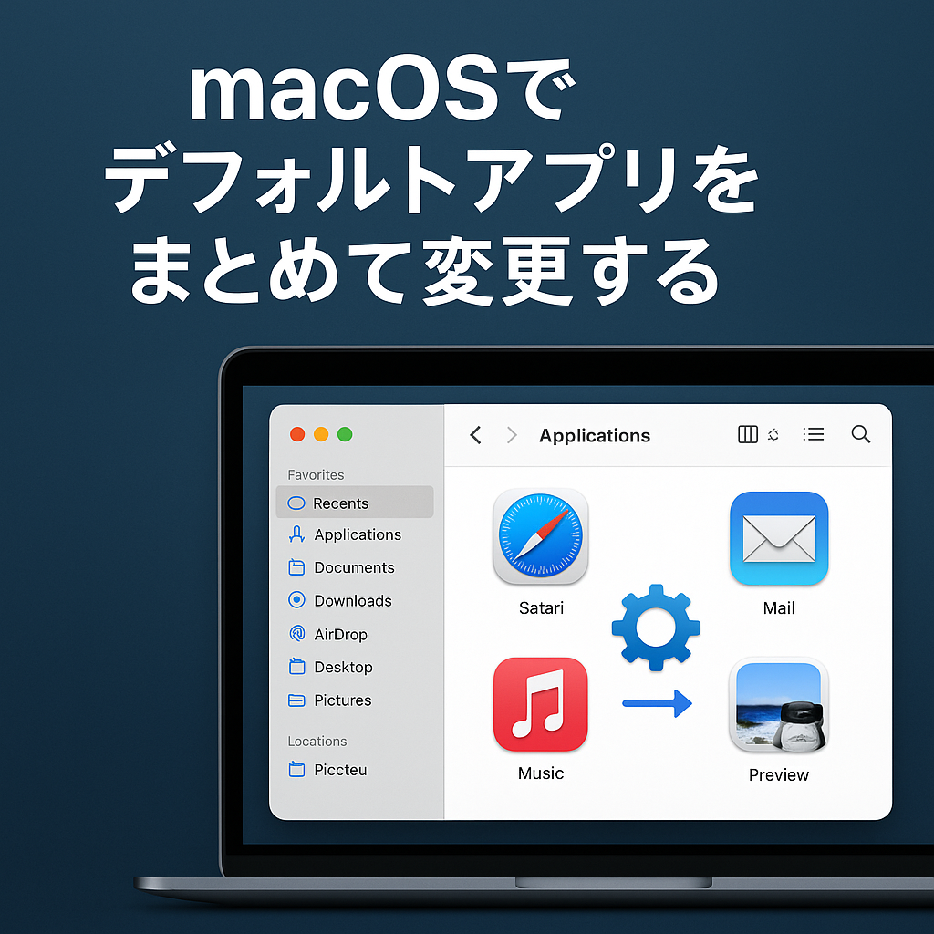 macOSでデフォルトアプリをまとめて変更する