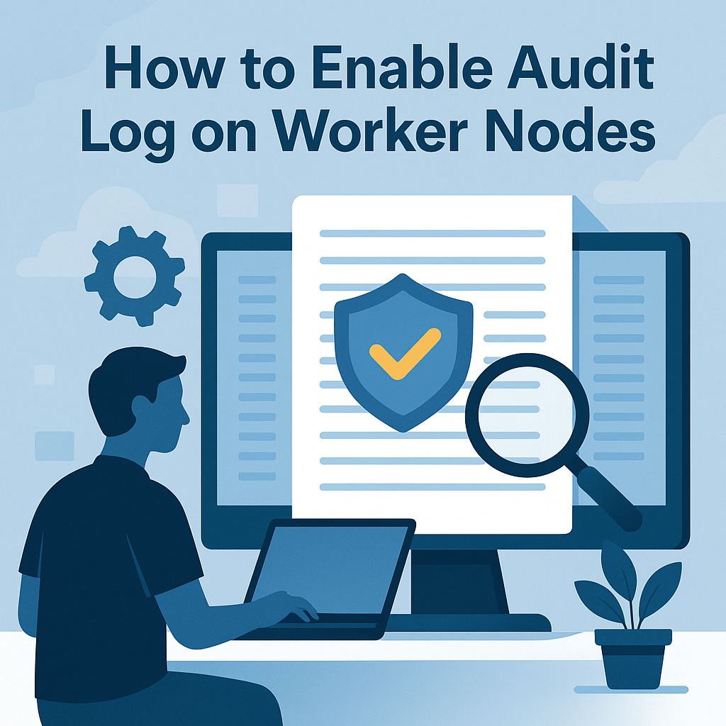 How to enable audit log on worker nodes