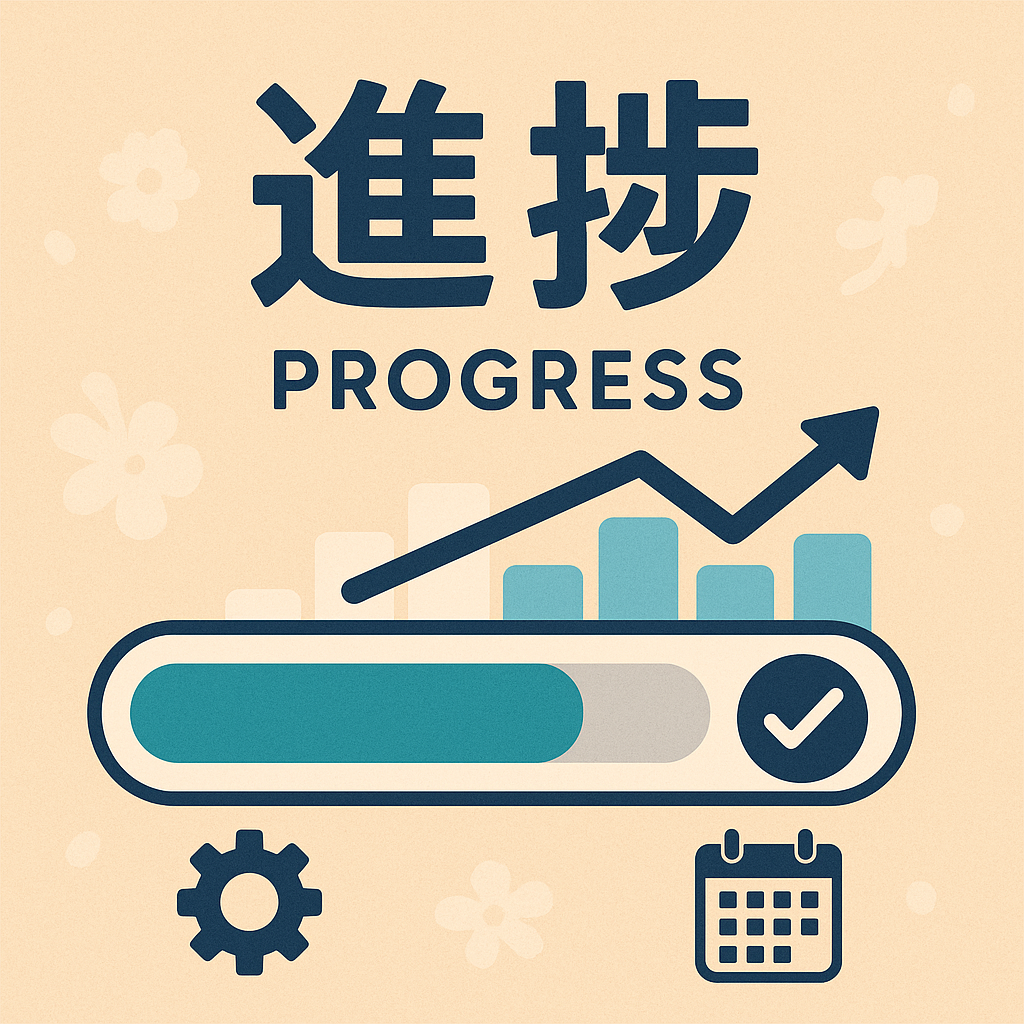 進捗