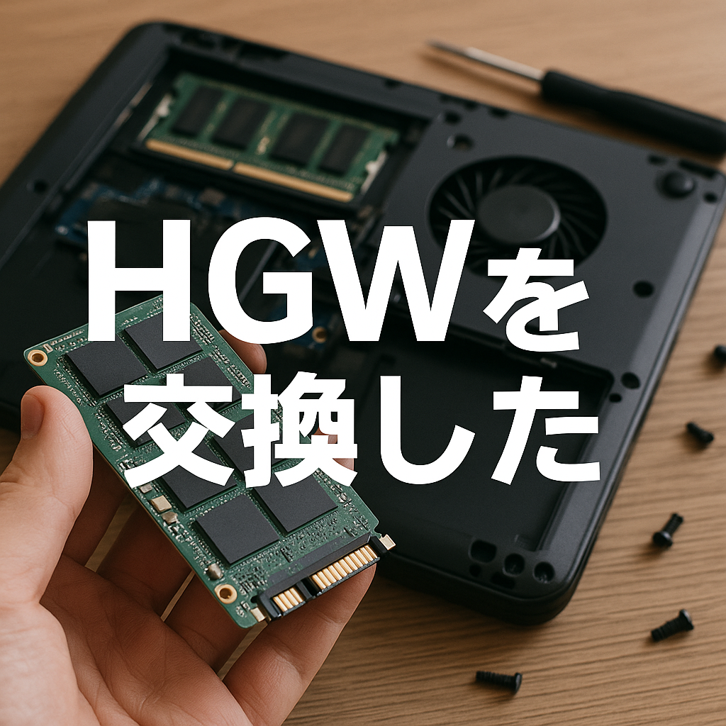 HGWを交換した