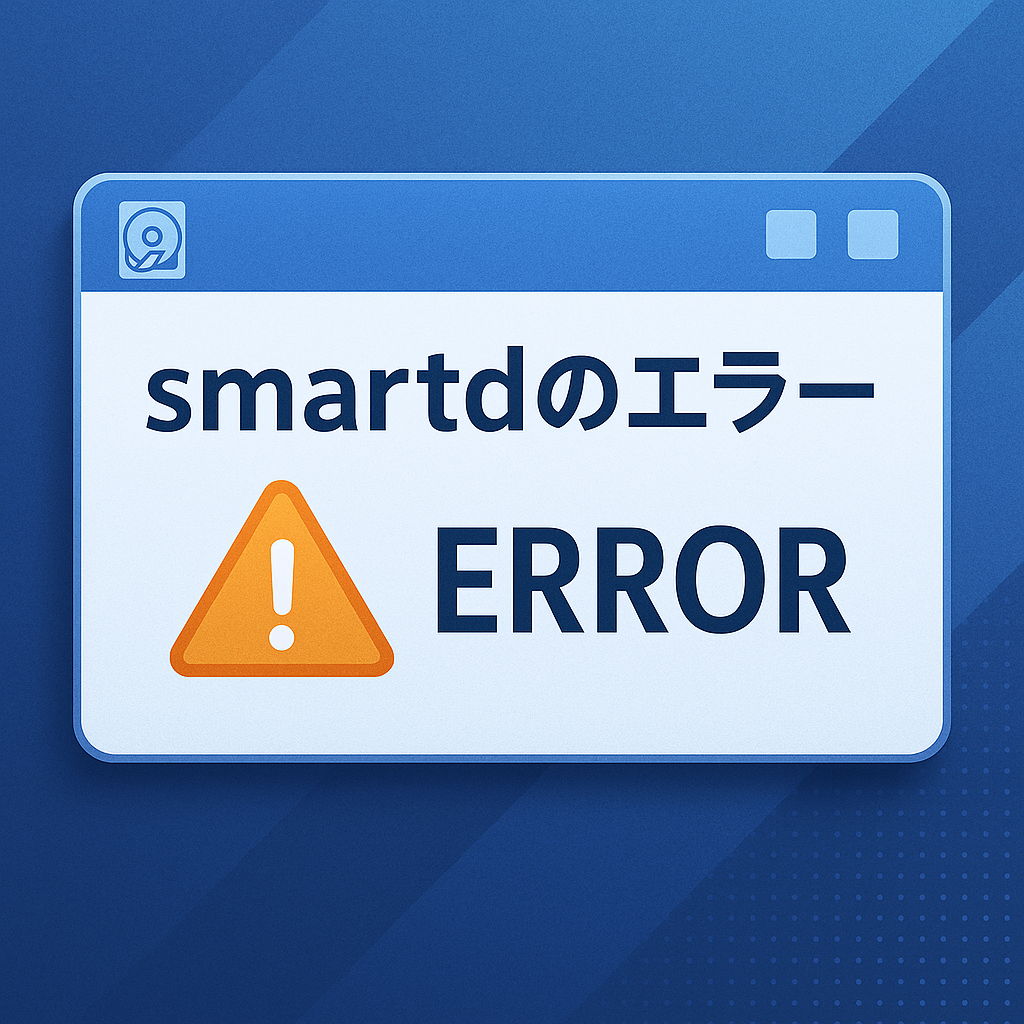 smartdのエラー