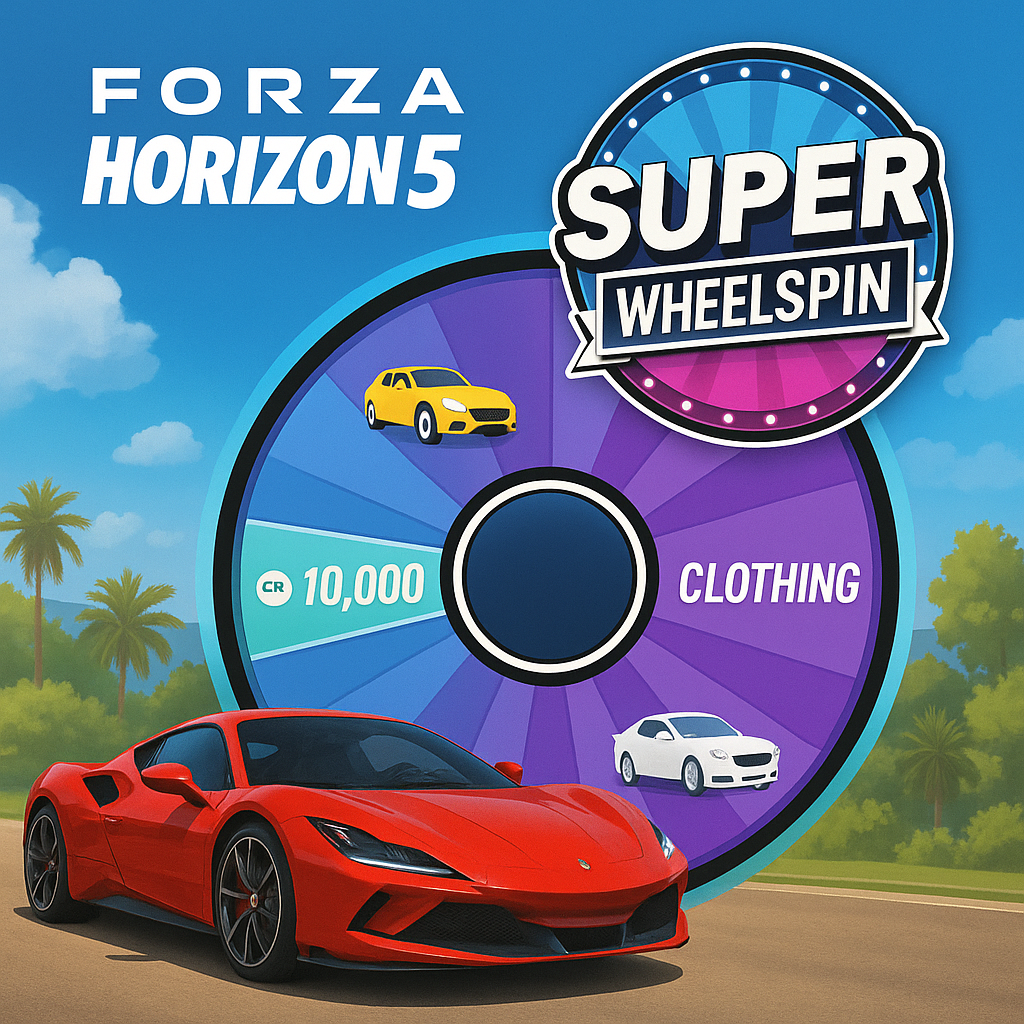 Forza Horizon 5のSuper Wheelspin