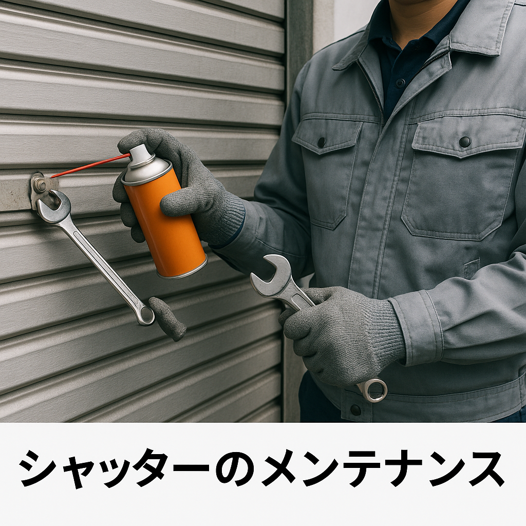 シャッターのメンテナンス