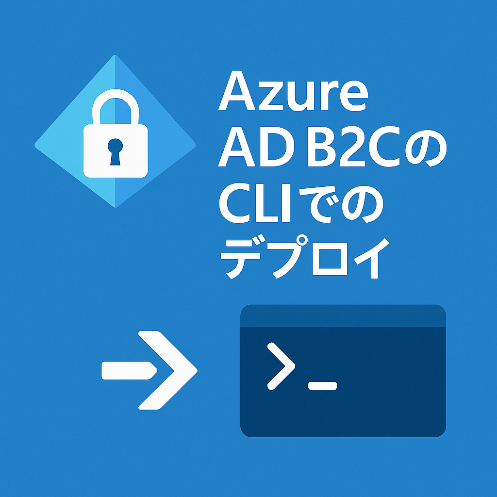 Azure AD B2CのCLIでのデプロイ