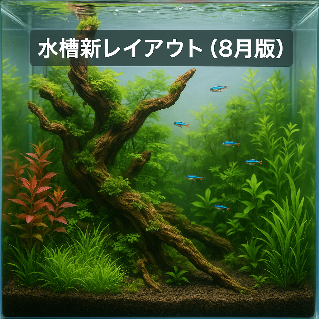 水槽新レイアウト（8月版）