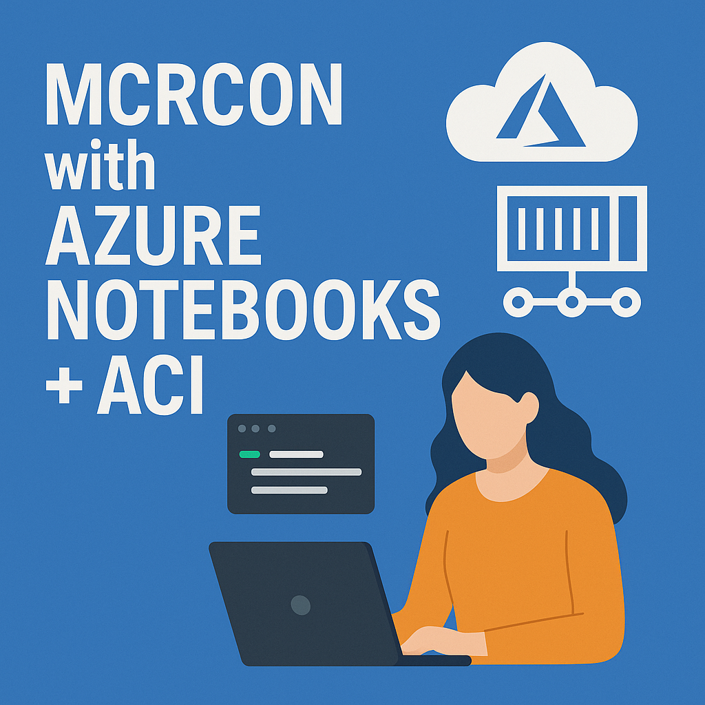 MCRCON with Azure Notebooks + ACI