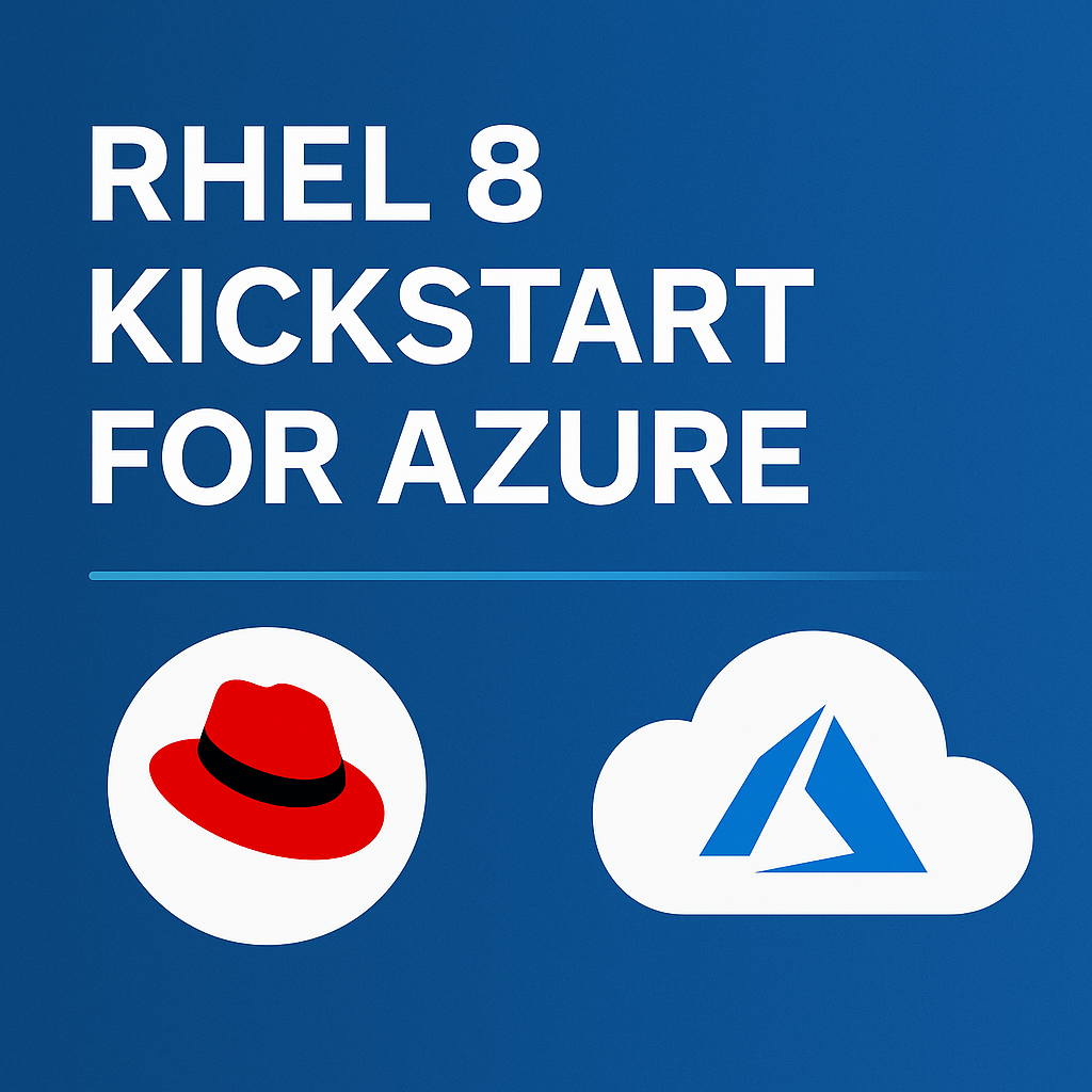 RHEL8 kickstart for Azure