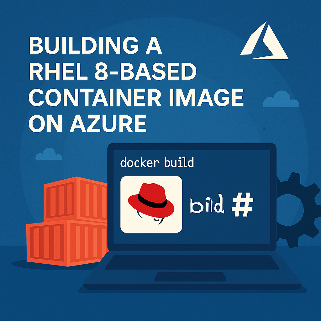 Building a RHEL8-based container image on Azure