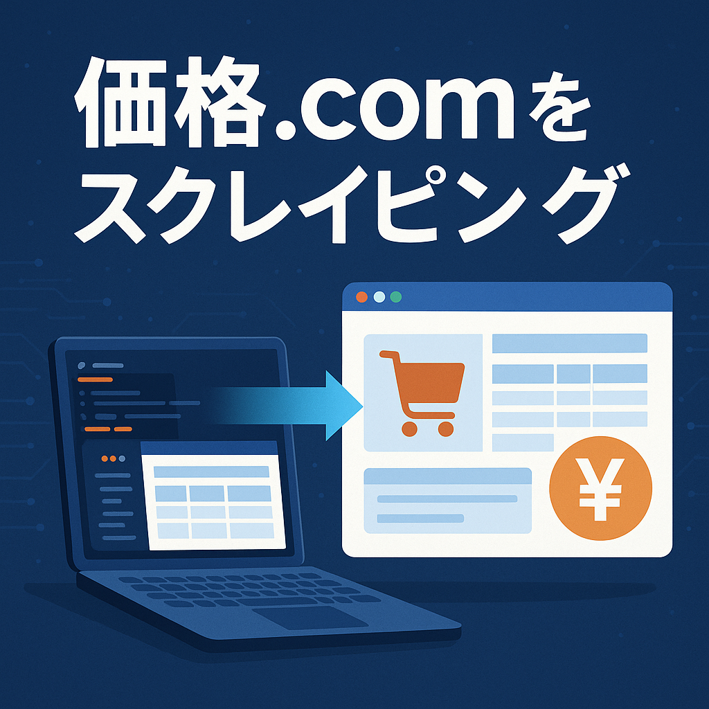 価格.comをスクレイピング