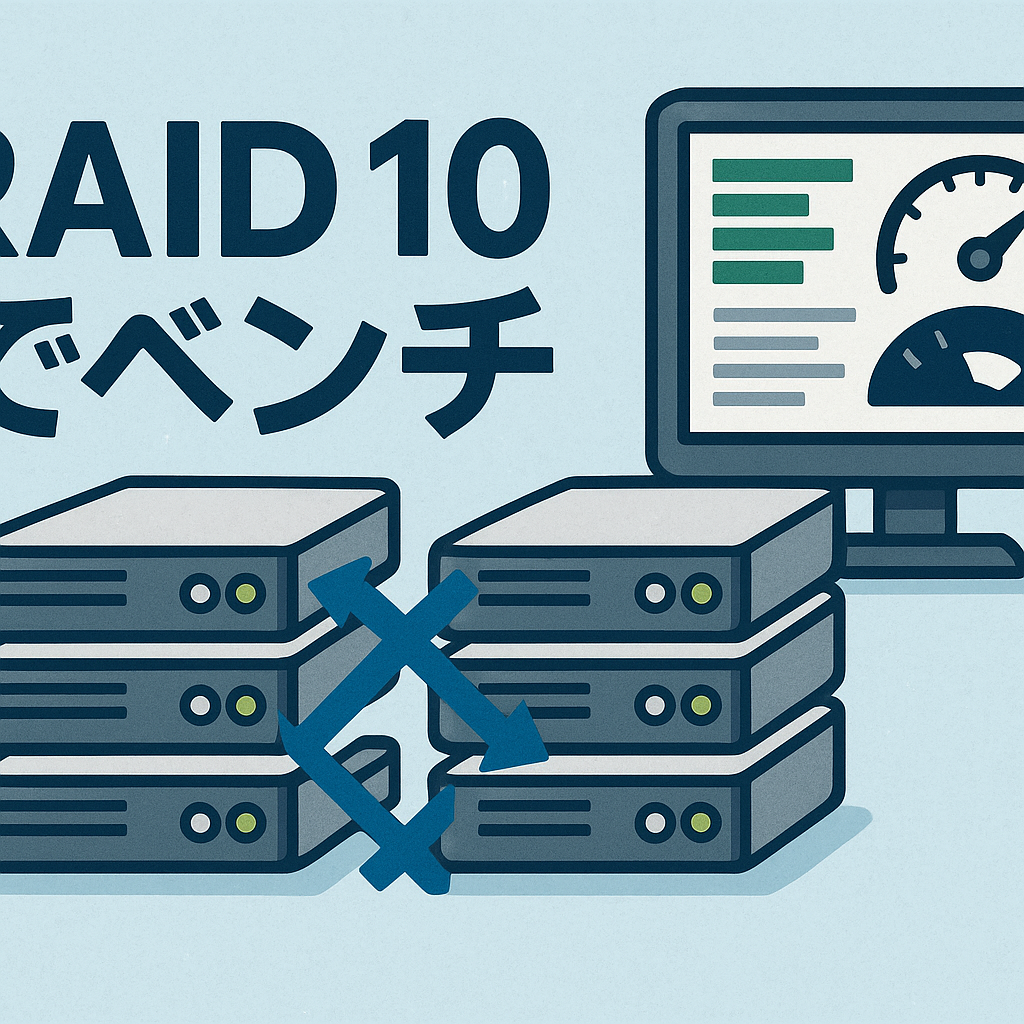 RAID 10でベンチ