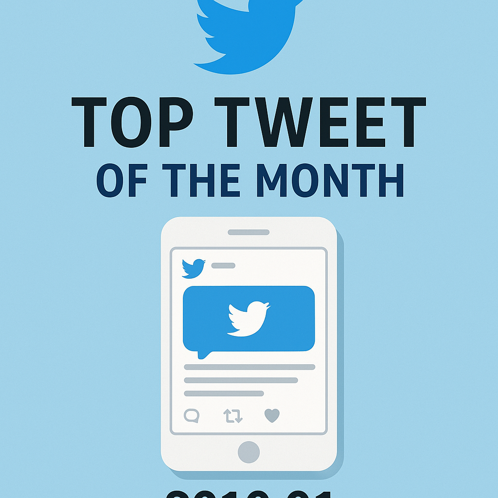 Top Tweet of the month(2016.01)