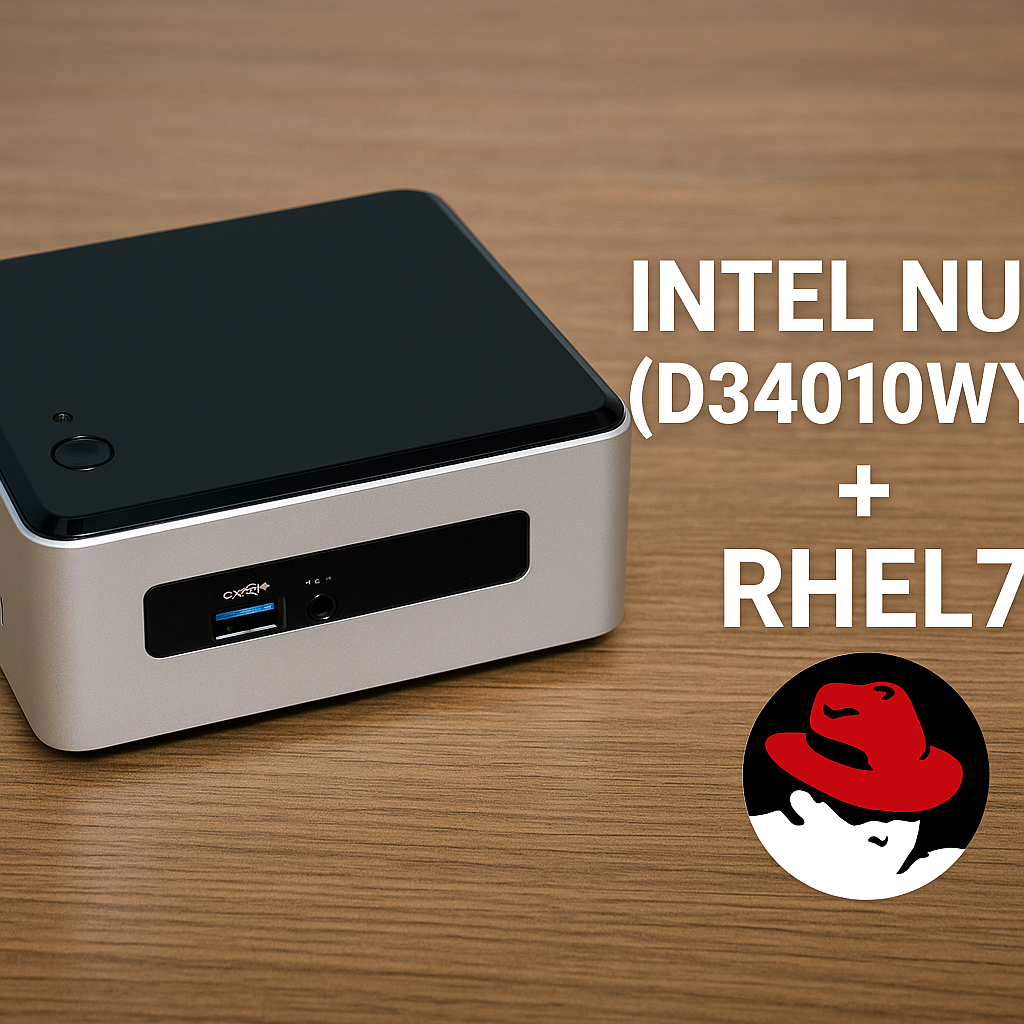 Intel NUC(D34010WYB) + RHEL7