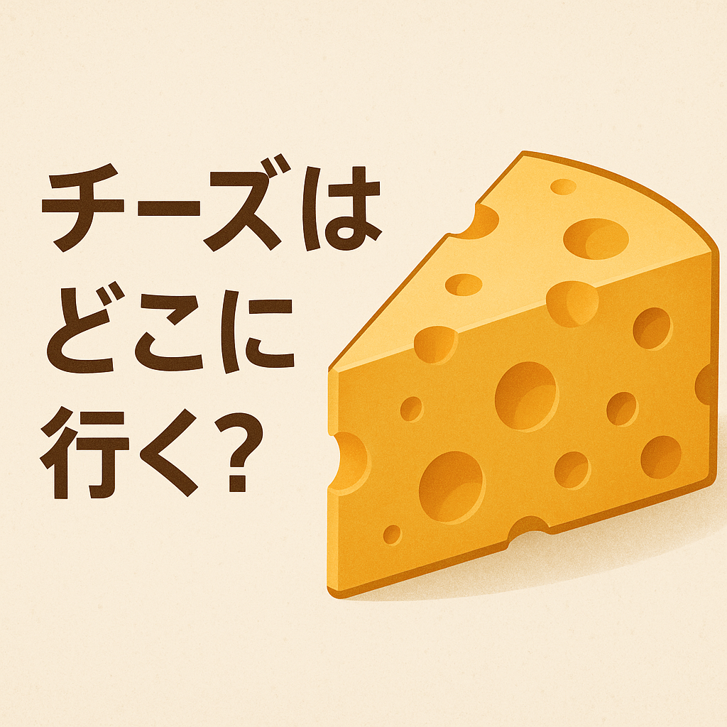 チーズはどこに行く?