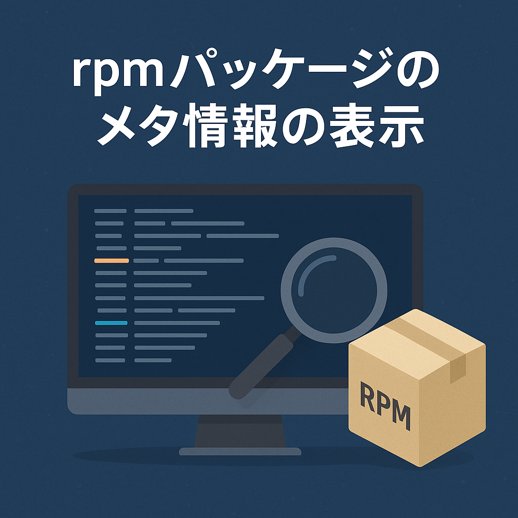 rpmパッケージのメタ情報の表示