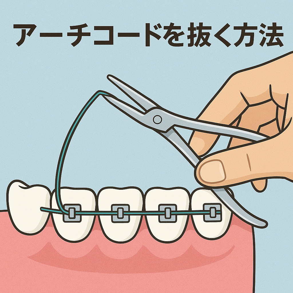 archコードを抜く方法