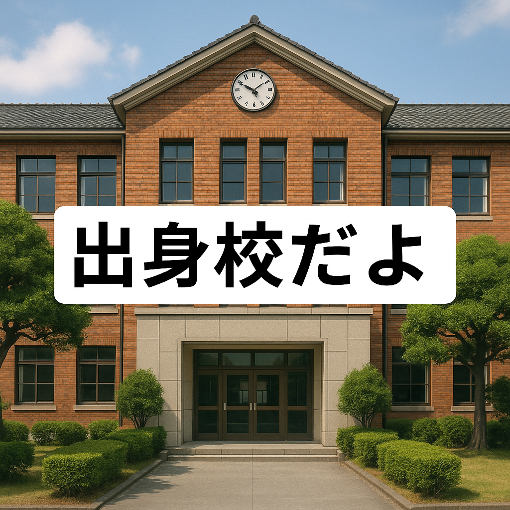 出身校だよ