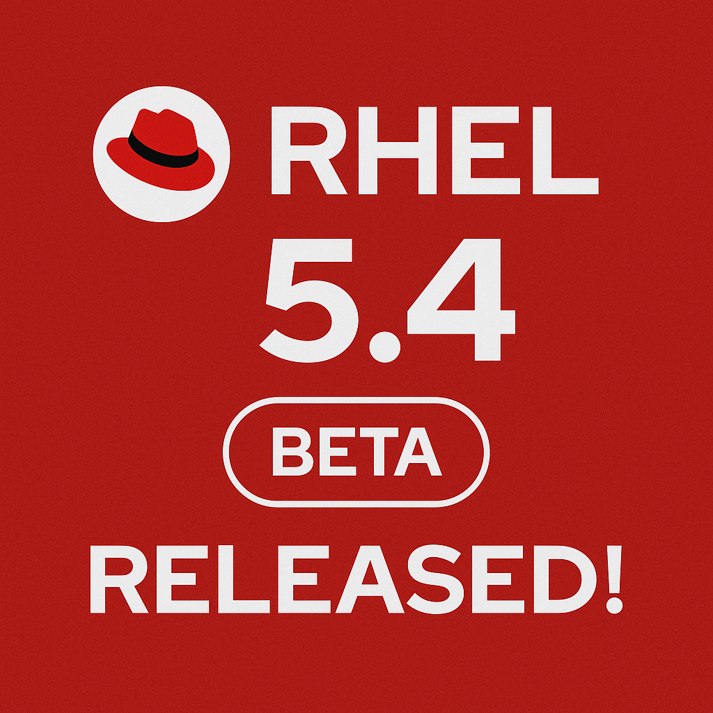 RHEL5.4 beta released!