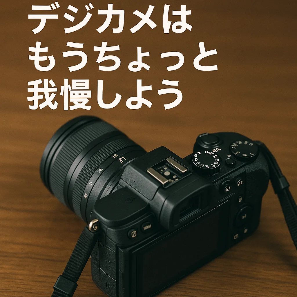 デジカメはもうちょっと我慢しよう