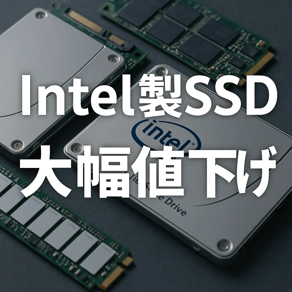Intel製SSD大幅値下げ
