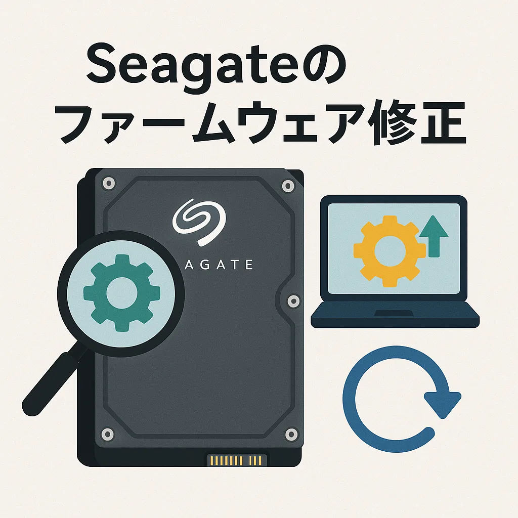 Seagateのファームウェア修正
