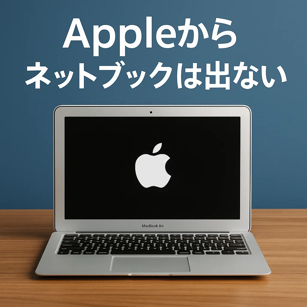 Appleからネットブックは出ない
