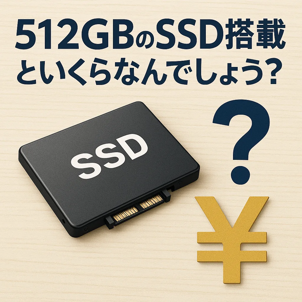 512GBのSSD搭載だといくらなんでしょ？