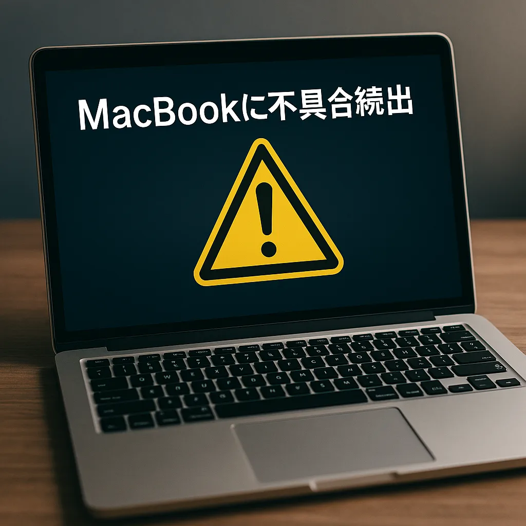 MacBookに不具合続出