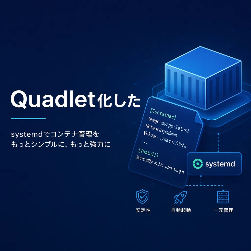 Quadlet化した