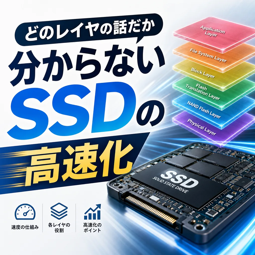 どのレイヤの話だか分からないSSDの高速化