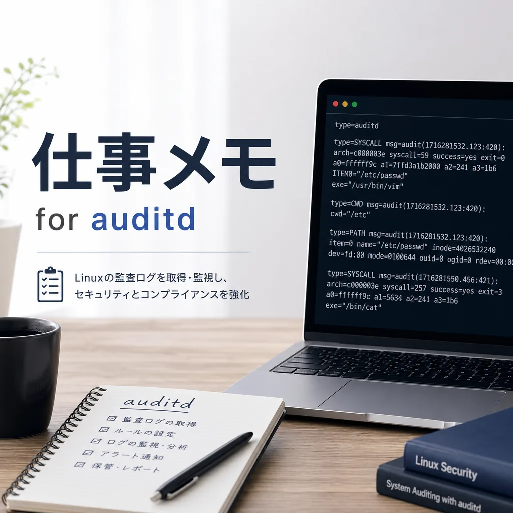 仕事メモ for auditd
