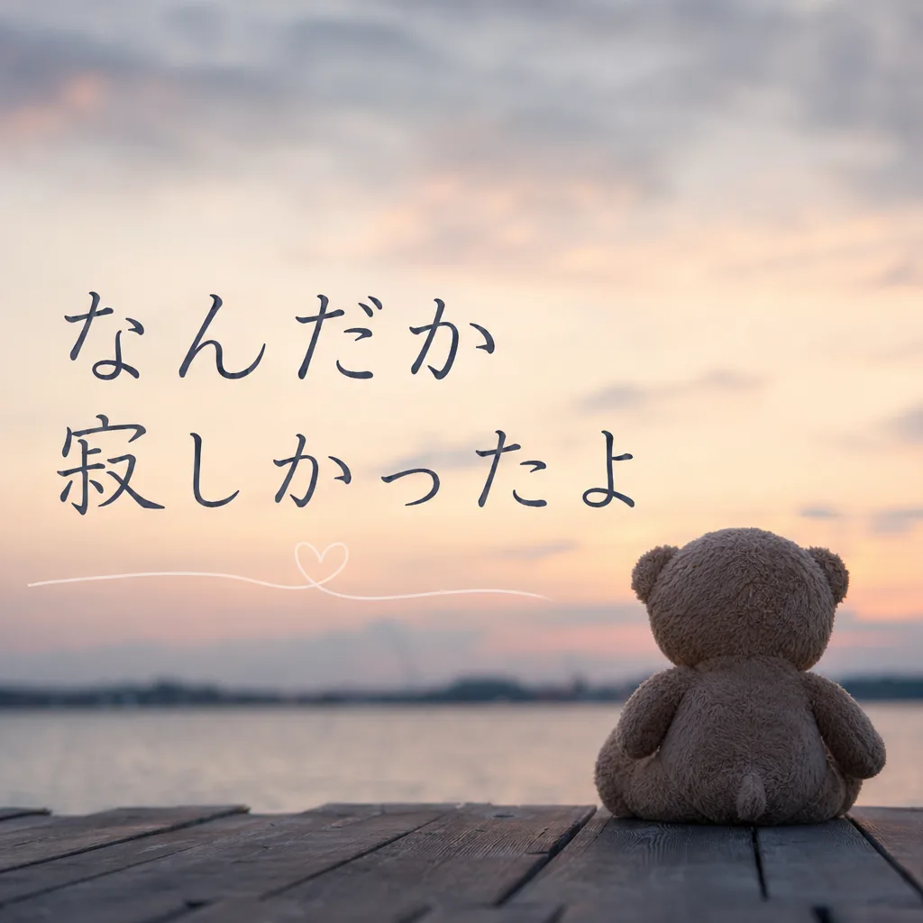 なんだか寂しかったよ