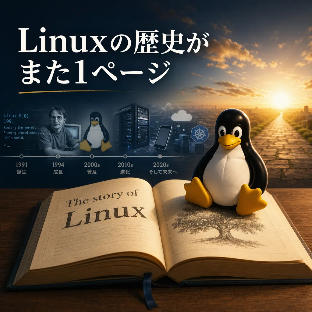 Linuxの歴史がまた1ページ