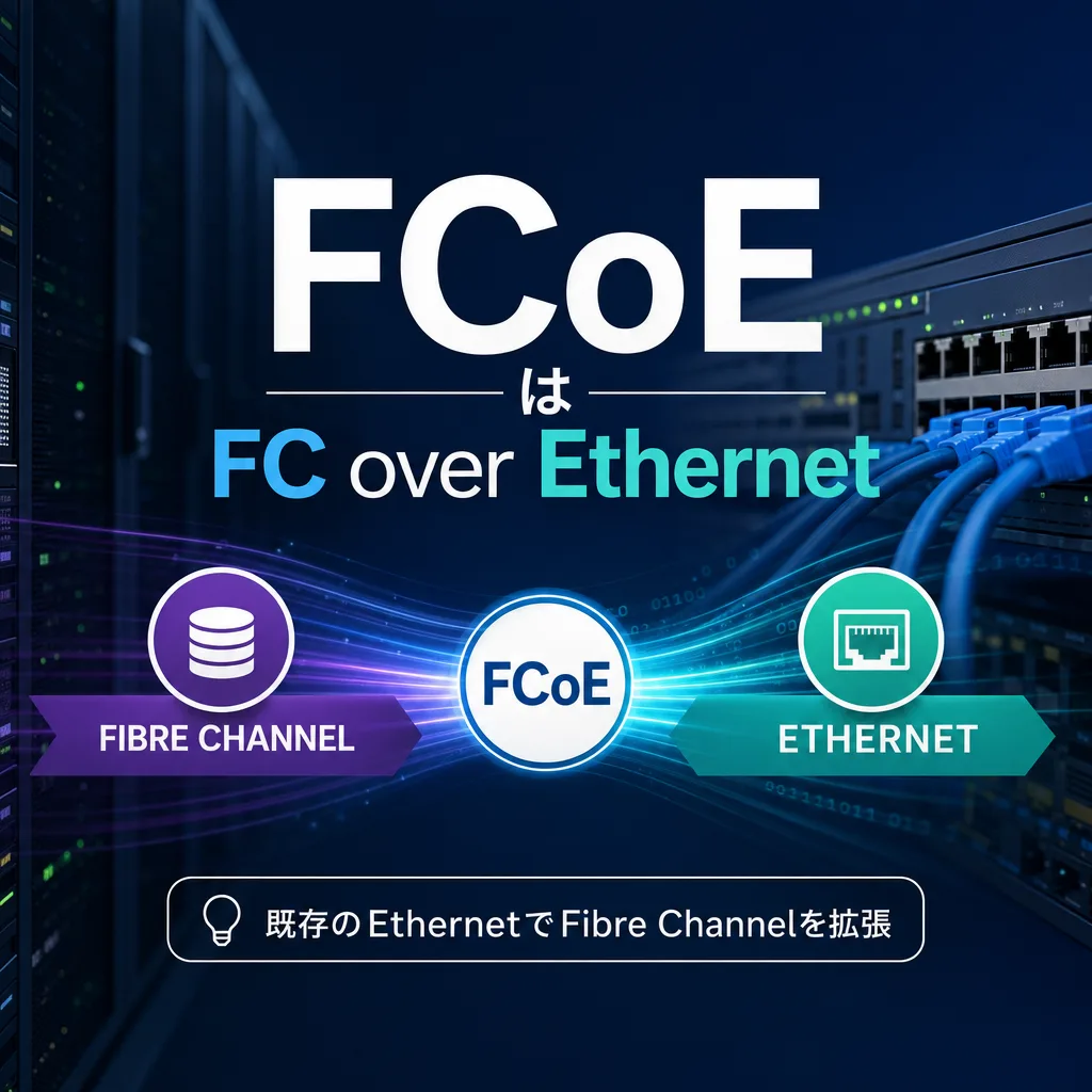 FCoEはFC over Ethernet