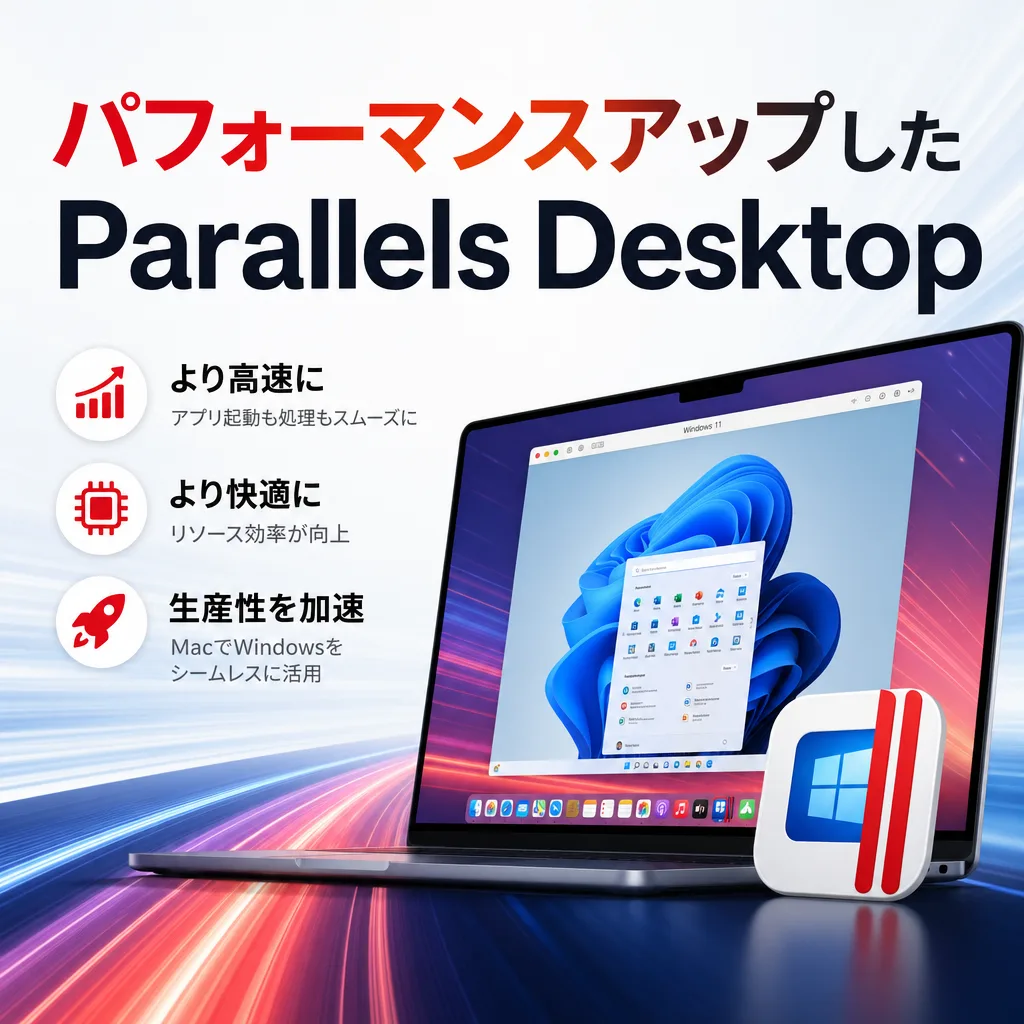 パフォーマンスアップしたParallels Desktop