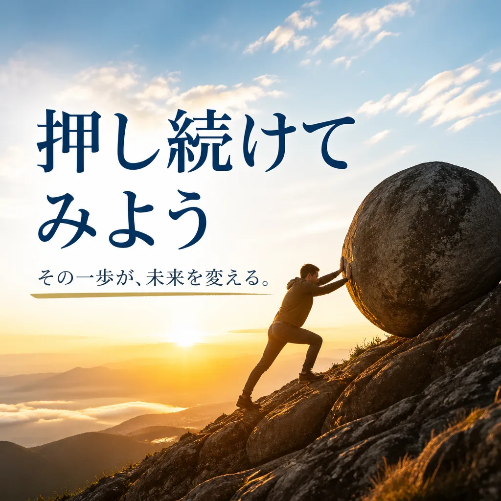 押し続けてみよう