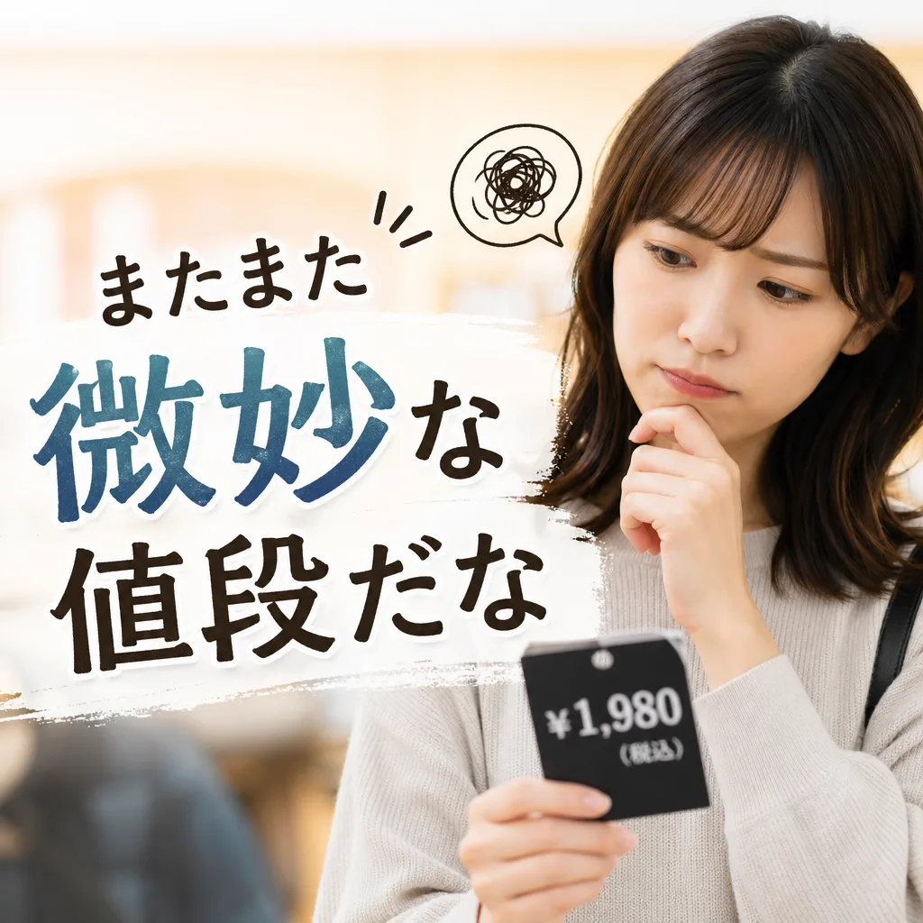 またまた微妙な値段だな