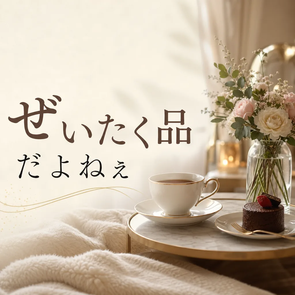 ぜいたく品だよねぇ