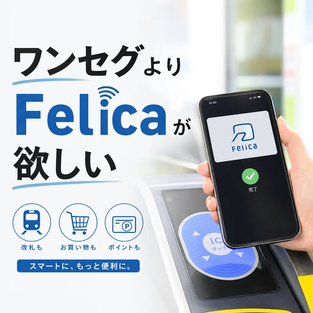 ワンセグよりFelicaが欲しい