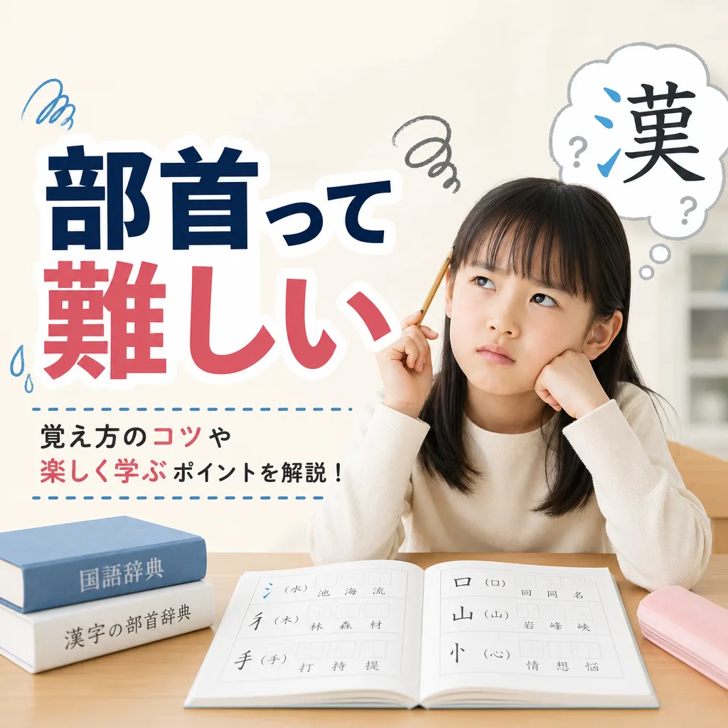 部首って難しい