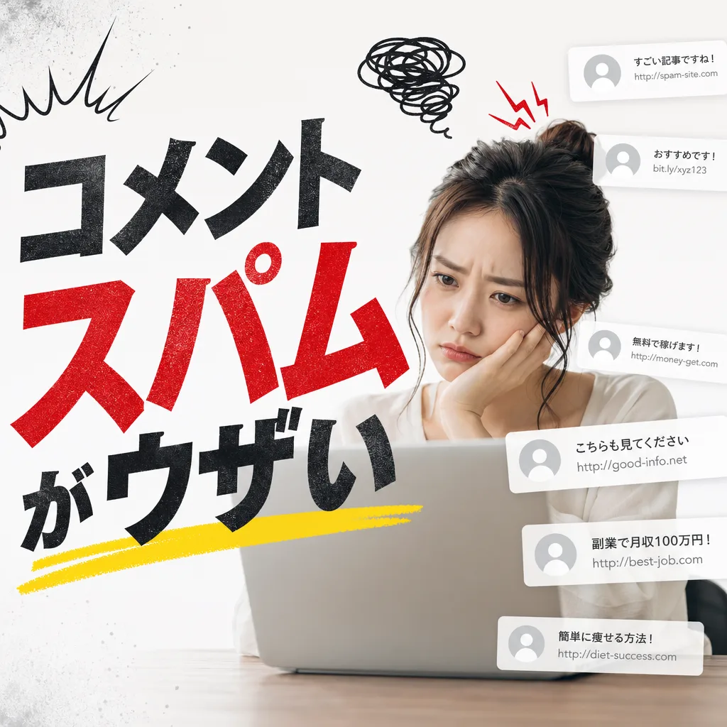 コメントスパムがウザい