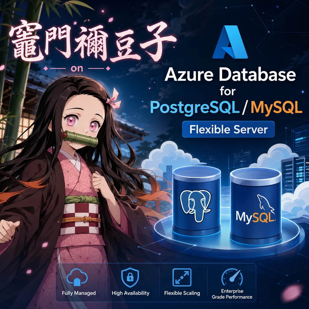 竈門禰豆子 on Azure Database for PostgreSQL / MySQL Flexible Server