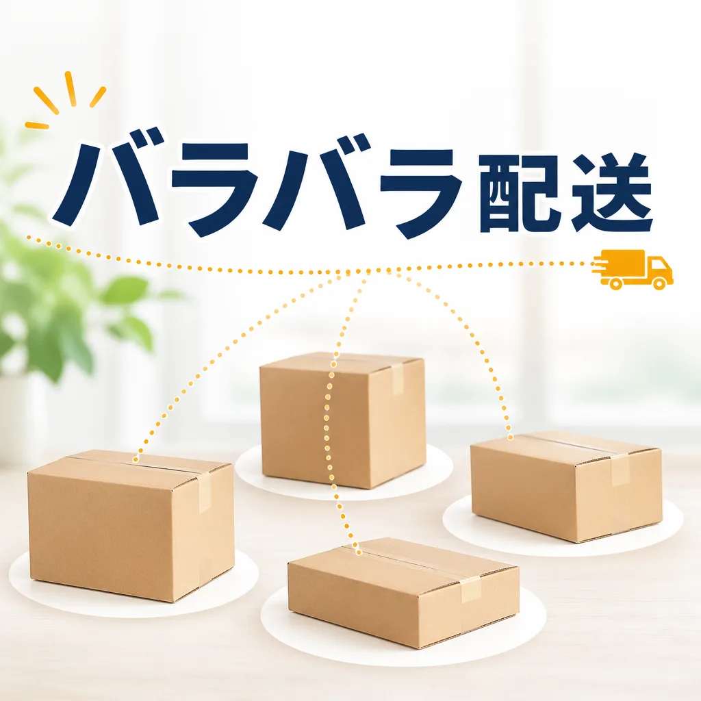 バラバラ配送