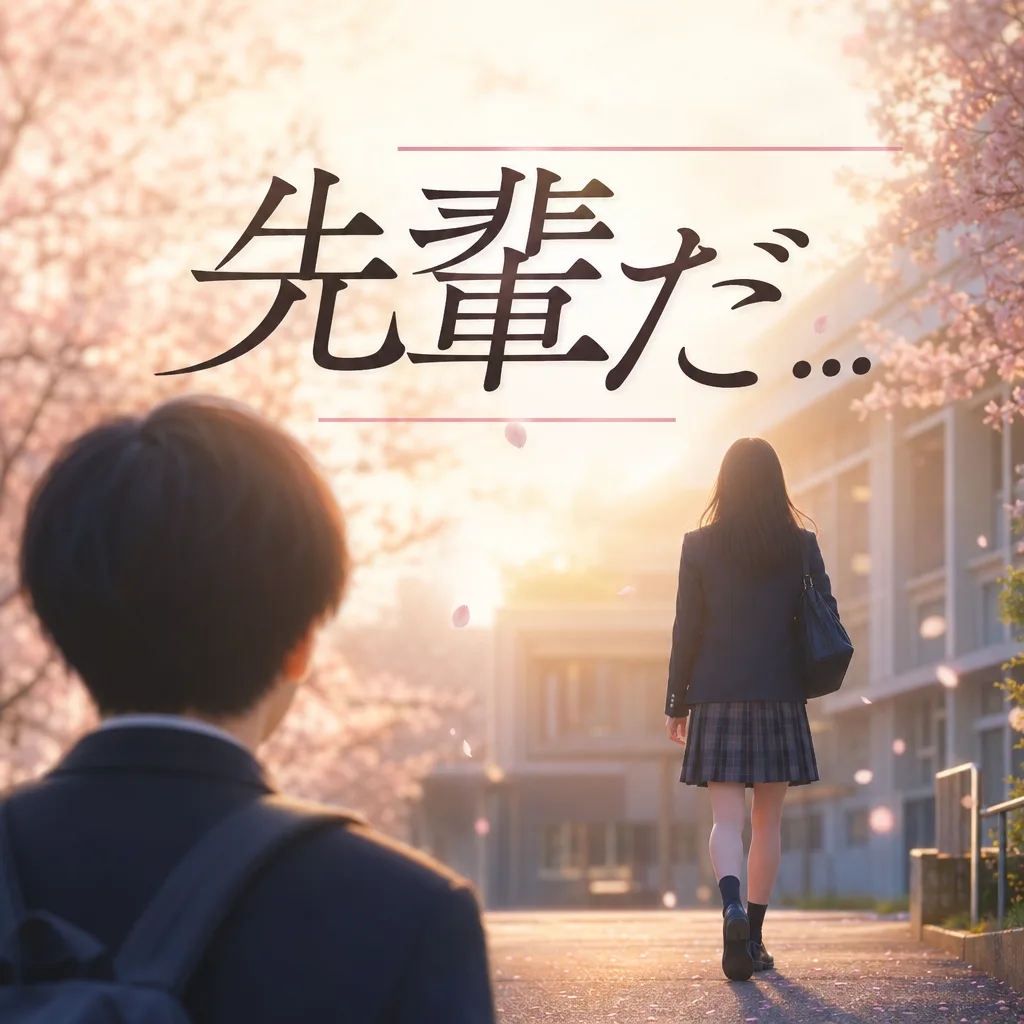 先輩だ...