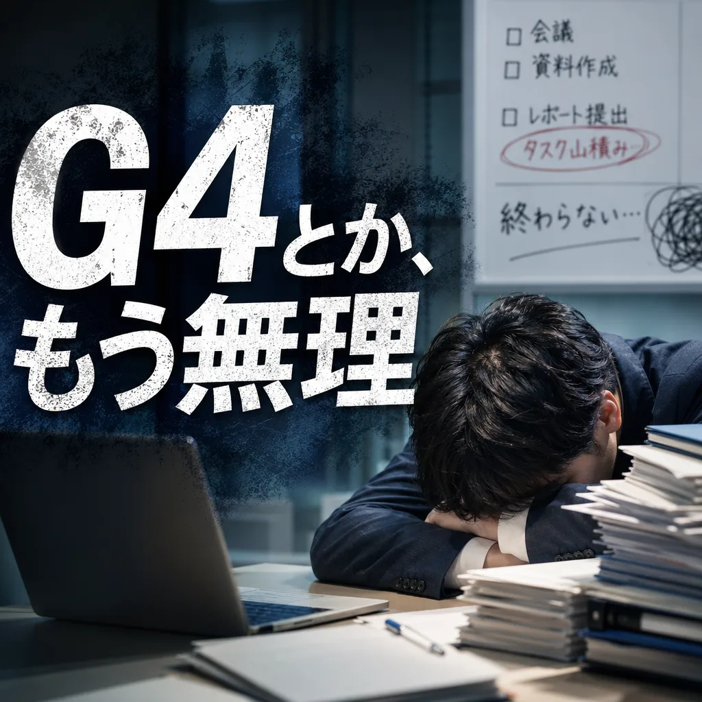 G4とか、もう無理